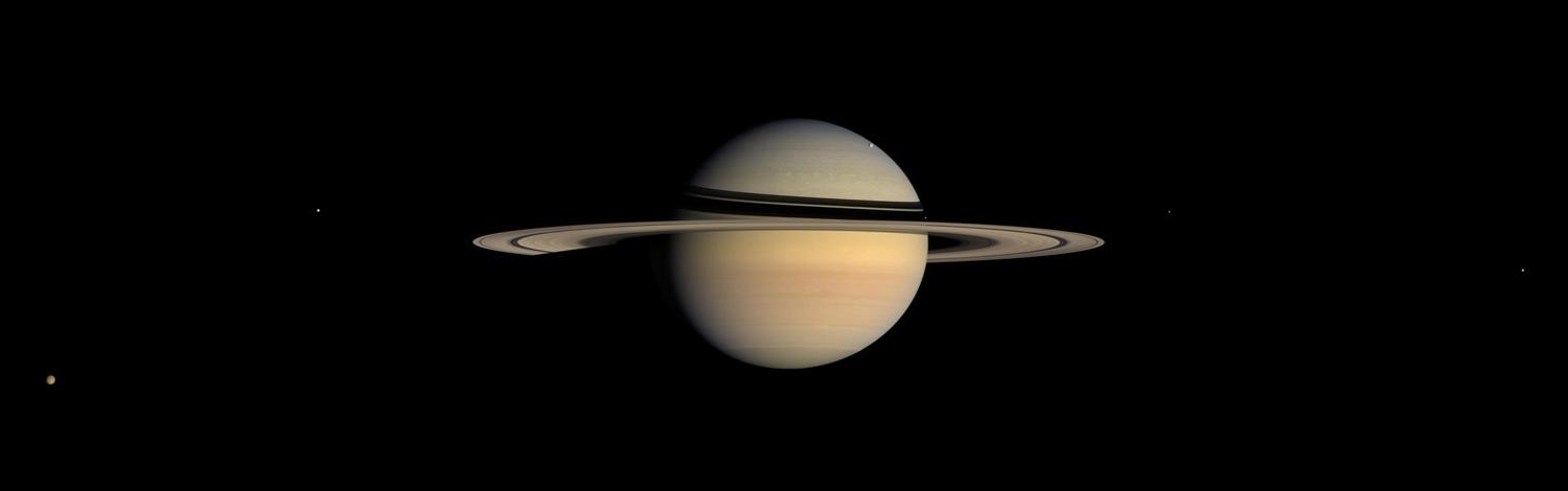 The planet Saturn